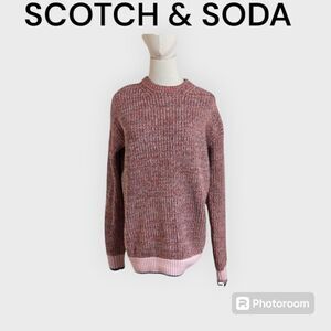 Scotch & Soda Pink Crewneck Sweater